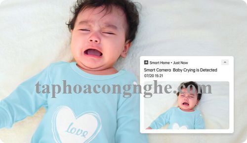 Reoqoo x10b 2K UHD Ai 360 P / T Camera trong nhà nhìn màu ban đêm phát hiện em bé khóc khói cháy trò chuyện thoại H265 Onvif 8s CLOUD lưu trữ video 28815 xt-x10b 10028815